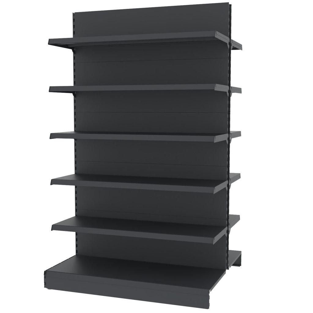 Mega-M Merkury II Scaffale Gondola Grafite 126,5 cm 120 kg