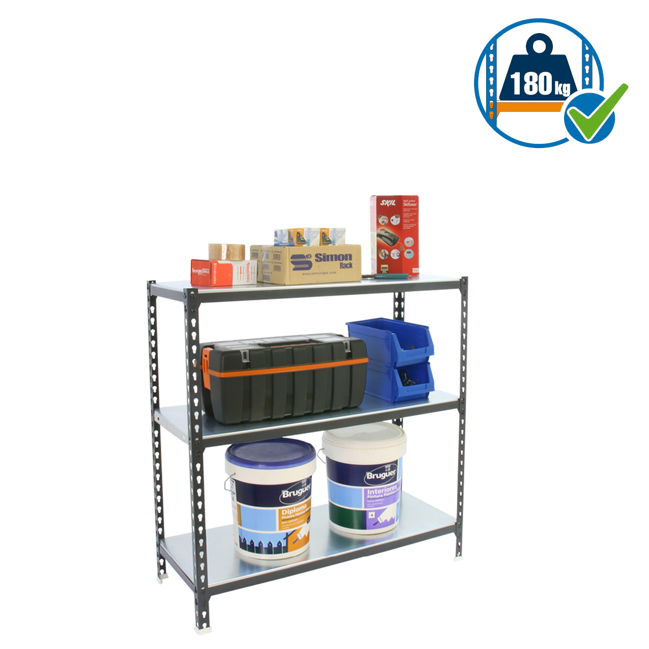 Simonrack SimonClick 3 scaffale 3 ripiani 180 kg