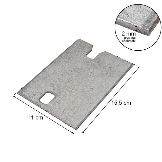Mecalux M101 spessore livellamento zincato 2 mm