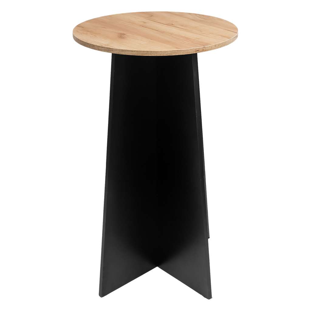 Mega-M tavolo bar alto 60x60x103 cm rovere kraft nero