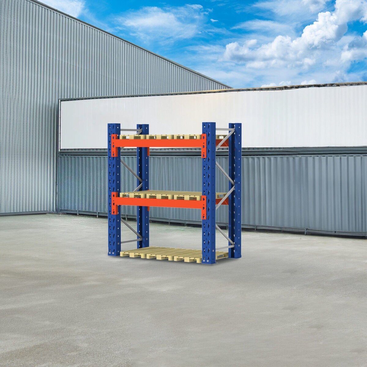 Wdx 0+2 scaffale portapallet 325x289 cm 2400 kg