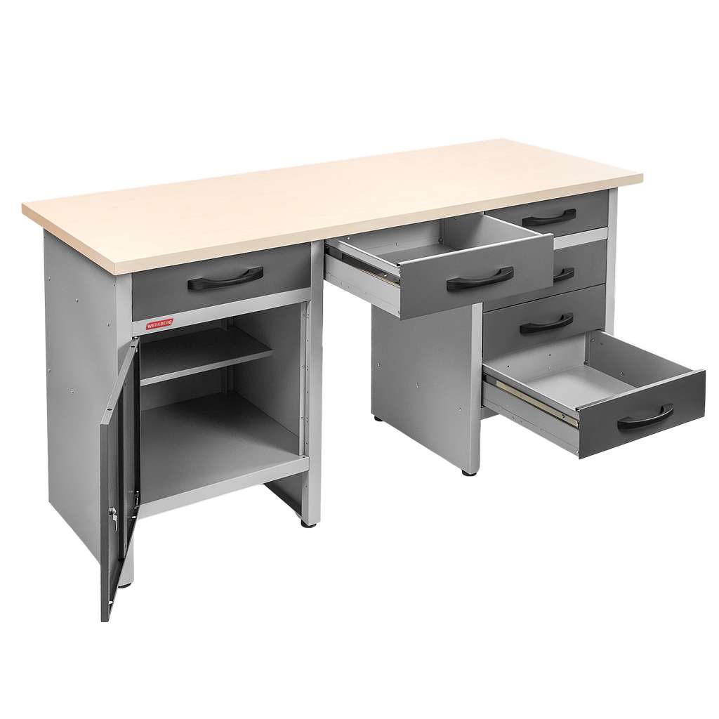 Werkberg Handyman S-160 banco da lavoro 160 cm grafite