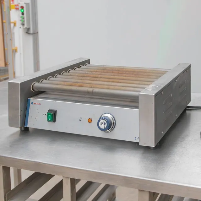 Hendi 268605 Grill a Rulli per Hot Dog 150°C