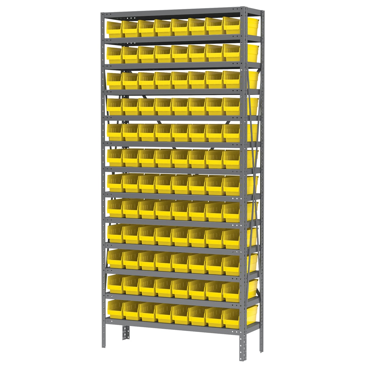 Akro-Mils AS1279120 scaffale metallo 96 box 13 ripiani
