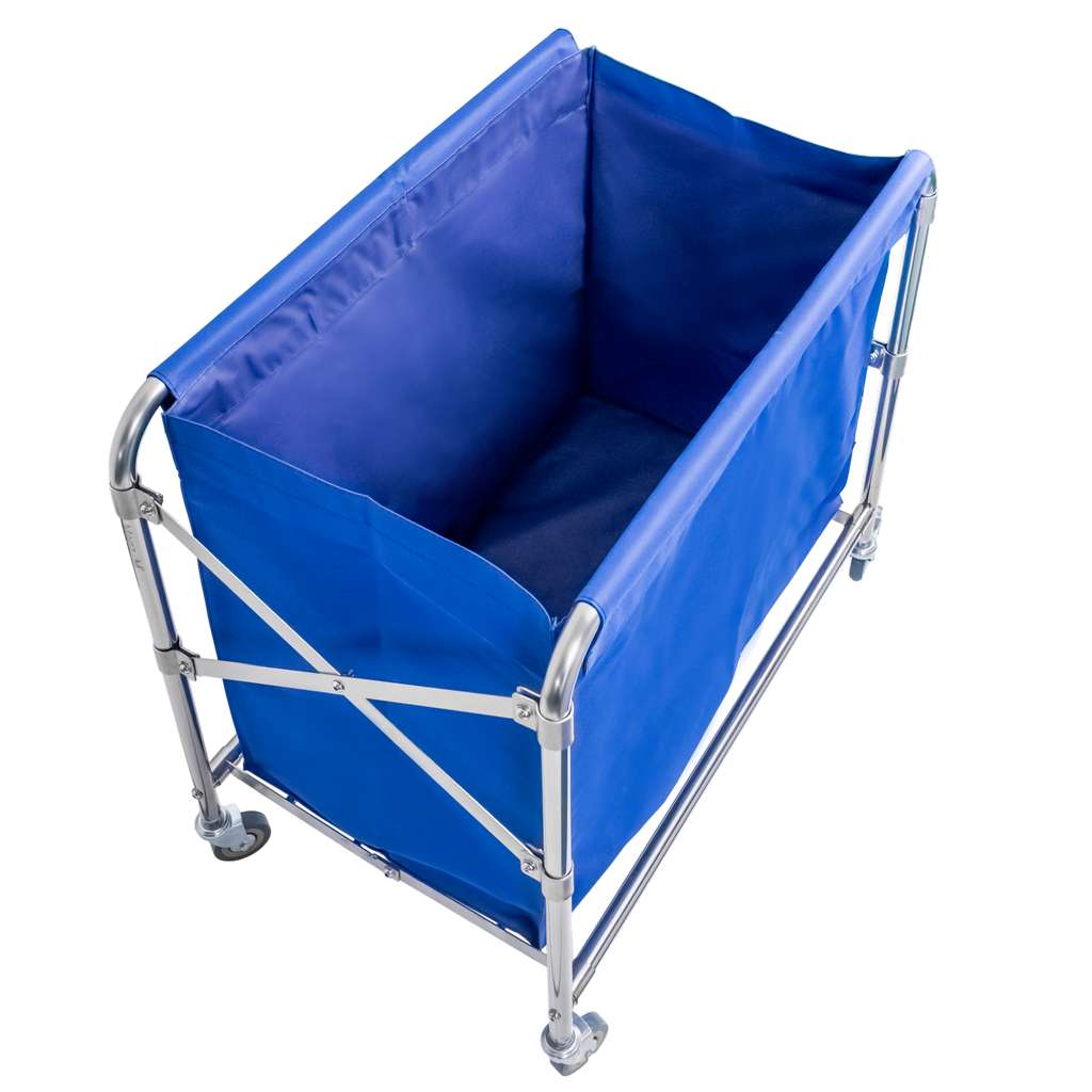 Mega-M carrello biancheria pieghevole blu 86x65x80 400 L