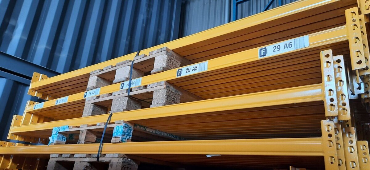 Jungheinrich MPB Traversa Scaffale Portapallet 270 cm Gialla 2000 kg