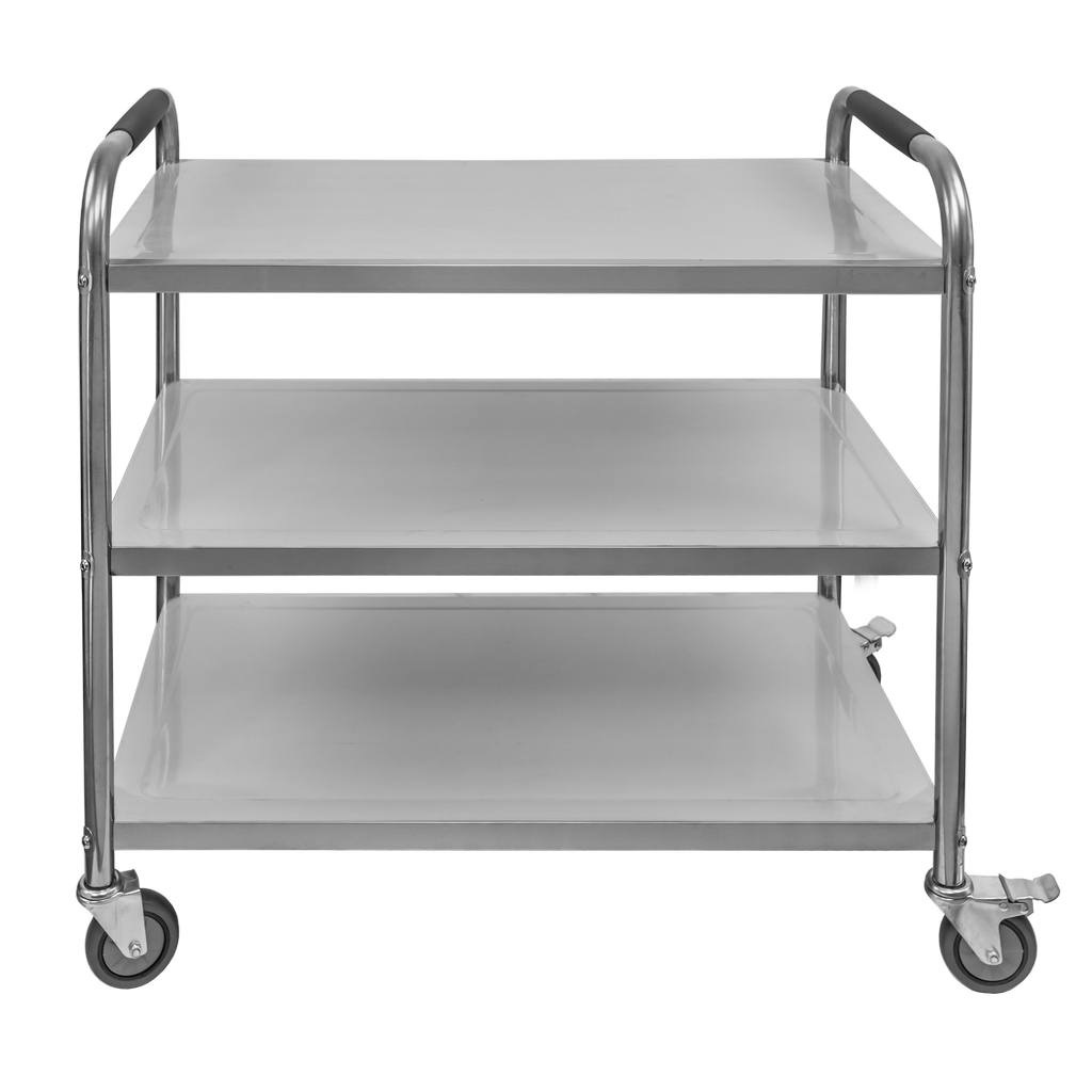 Mega-M STANDARD carrello servizio inox 3 ripiani 85x45x90 cm