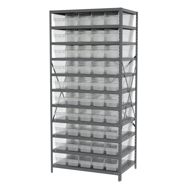 Akro-Mils AS2479094 scaffale 11 ripiani con 50 cassette
