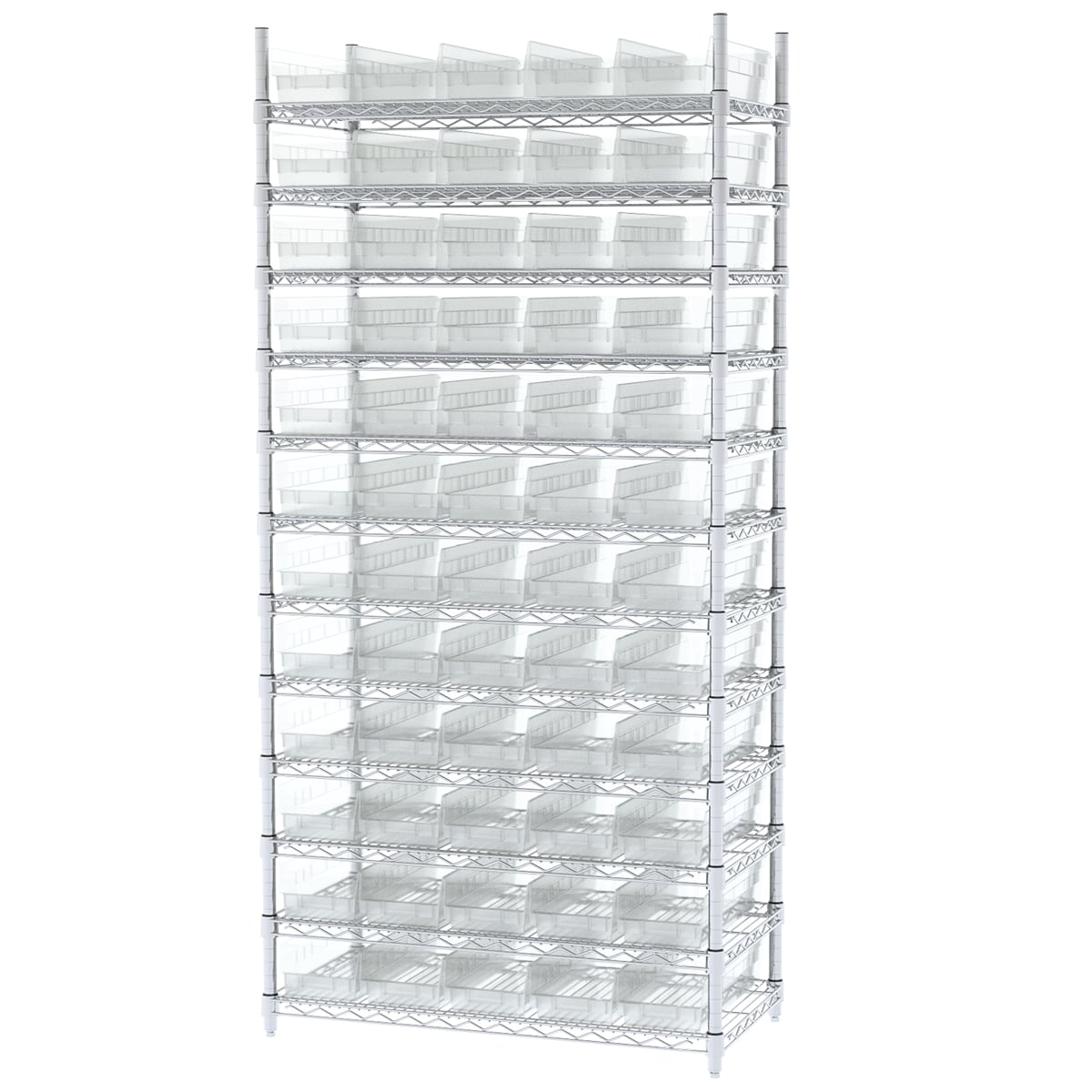 Akro-Mils AWS183630138 scaffale filo 60 box 12 ripiani