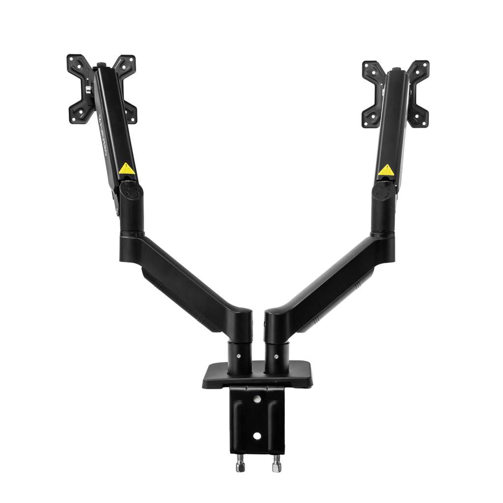 Furvero HK005 supporto monitor doppio 13-27" gas nero