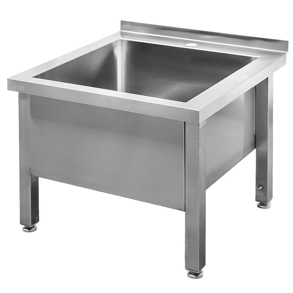 Mega-M Vasca Lavello Acciaio Inox 60x60x50 cm 1 Vasca