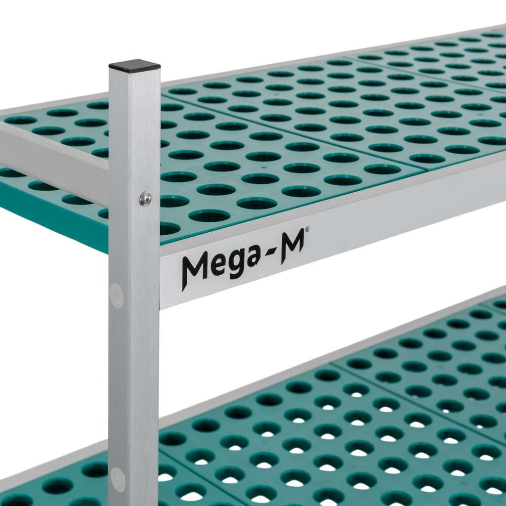 Mega-M Alufri H-180 L-191 Scaffale Alluminio 4 Ripiani