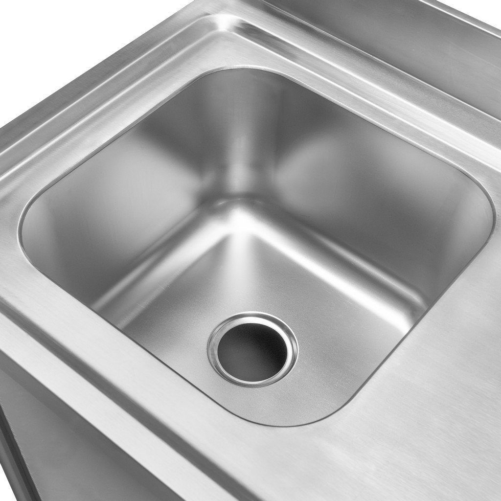 Mega-M 100x60x85 Lavello Acciaio Vasca Sinistra Armadio