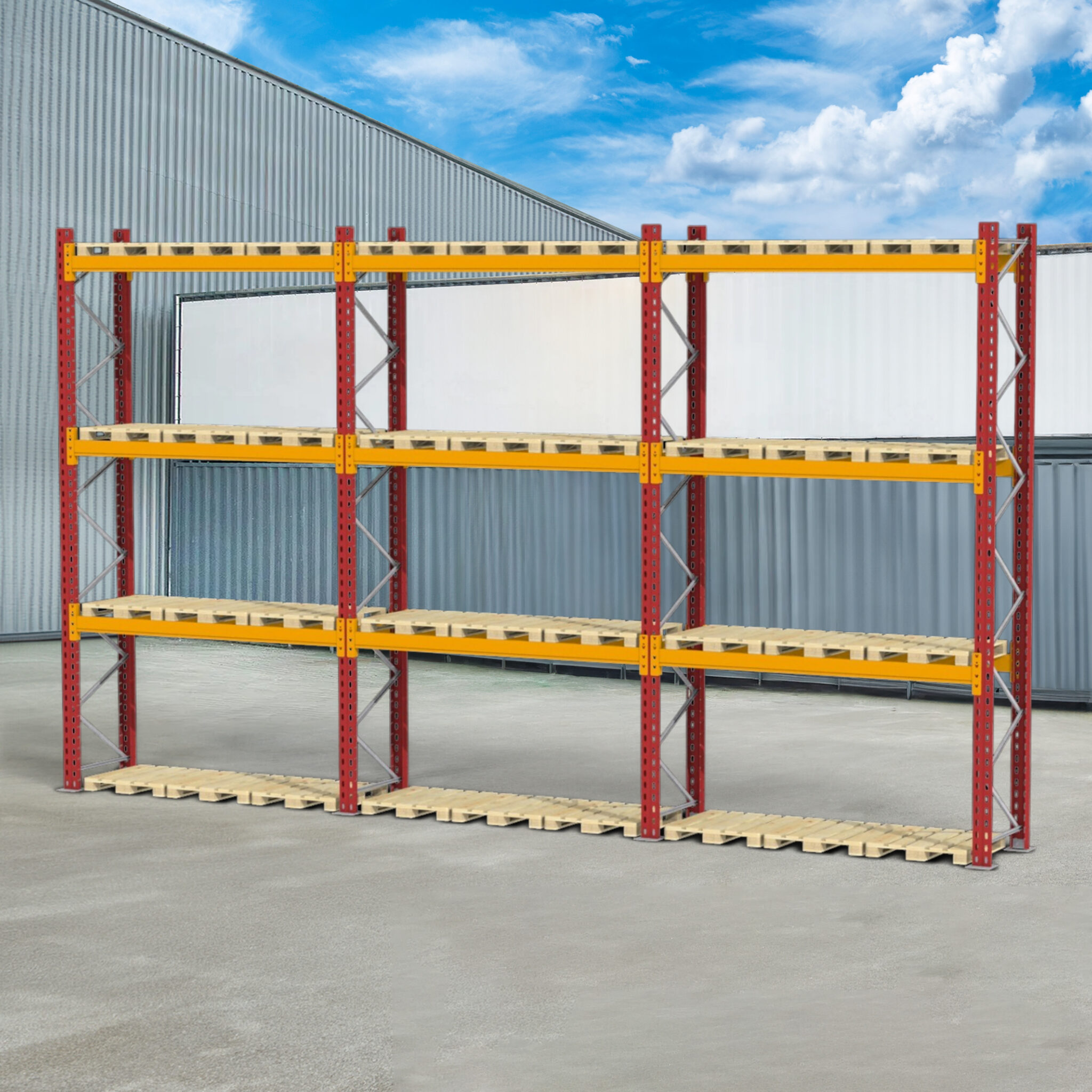 Dexion scaffale portapallet H-480 L-815 cm 900 kg 36 posti