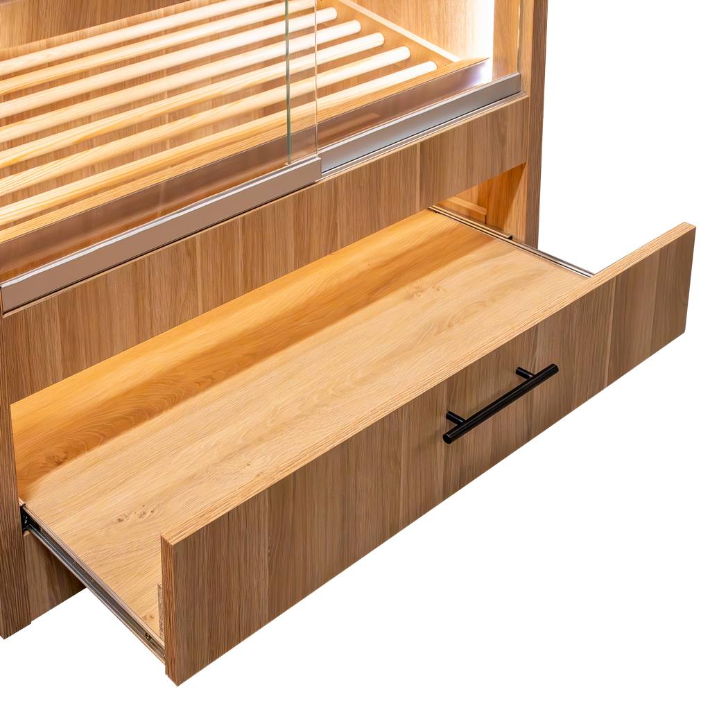 Mega-M H-205 Espositore Pane 100x58 cm Rovere Americano