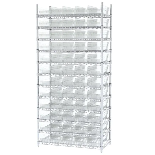 Akro-Mils AWS183630138 scaffale filo 60 box 12 ripiani