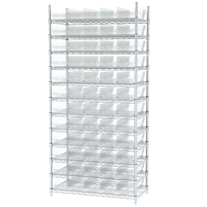 Akro-Mils AWS183630138 scaffale filo 60 box 12 ripiani