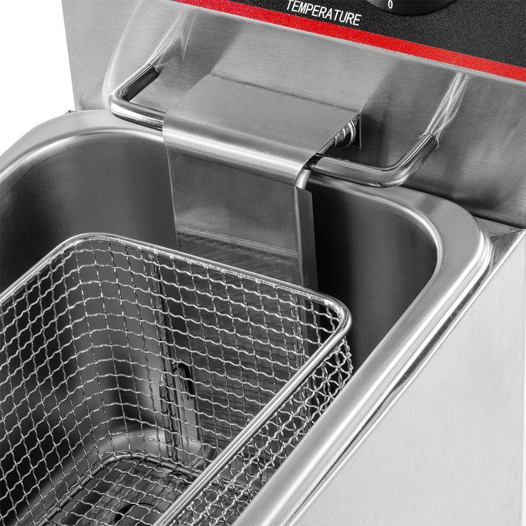 Mega-M friggitrice elettrica 4 L 2 kW singola con coperchio
