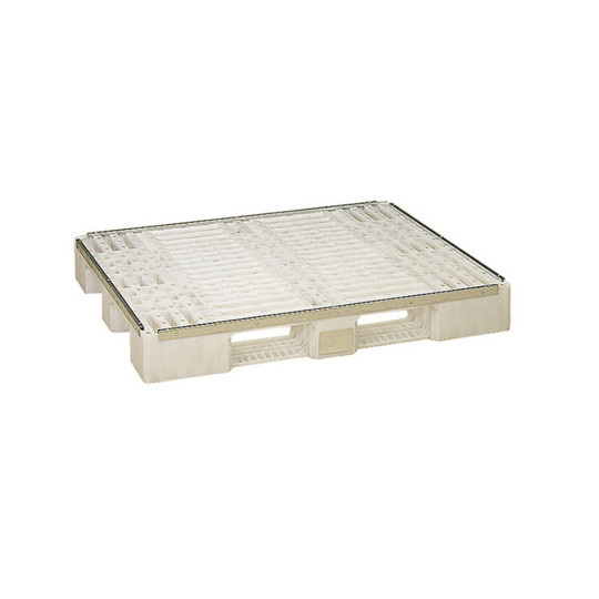 DR Scaffalature Athena Light Pallet Plastica Profili Bassi Bianco