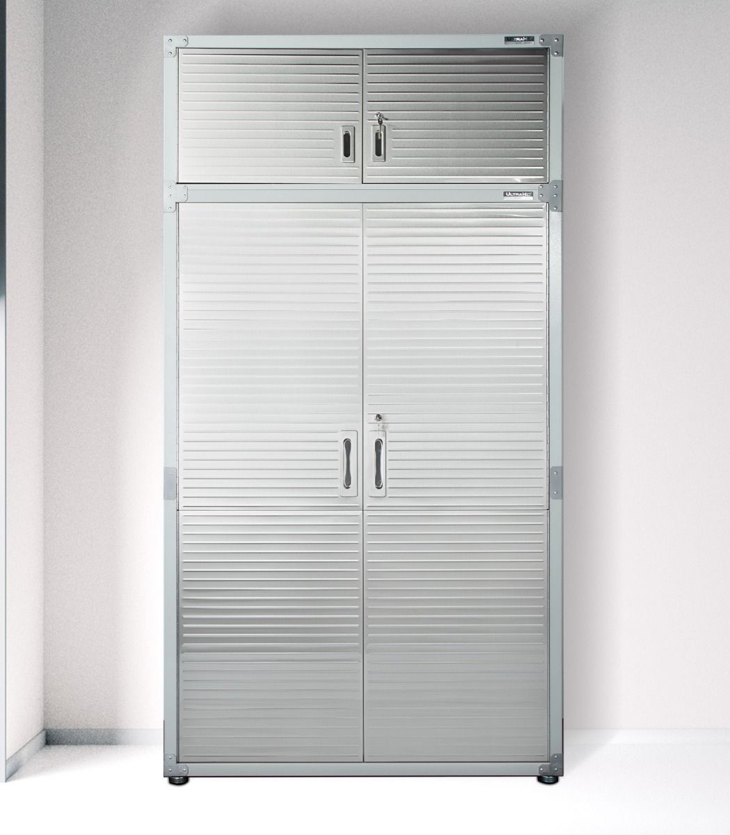Seville Classics UltraHD Armadio Metallo 2 Pezzi Granite
