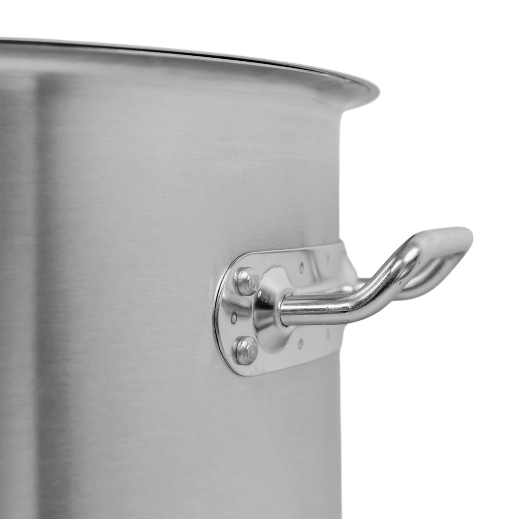 Mega-M Standard 50L pentola alta inox 40x40 cm con coperchio