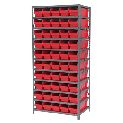 Akro-Mils AS2479094 scaffale 11 ripiani con 50 cassette