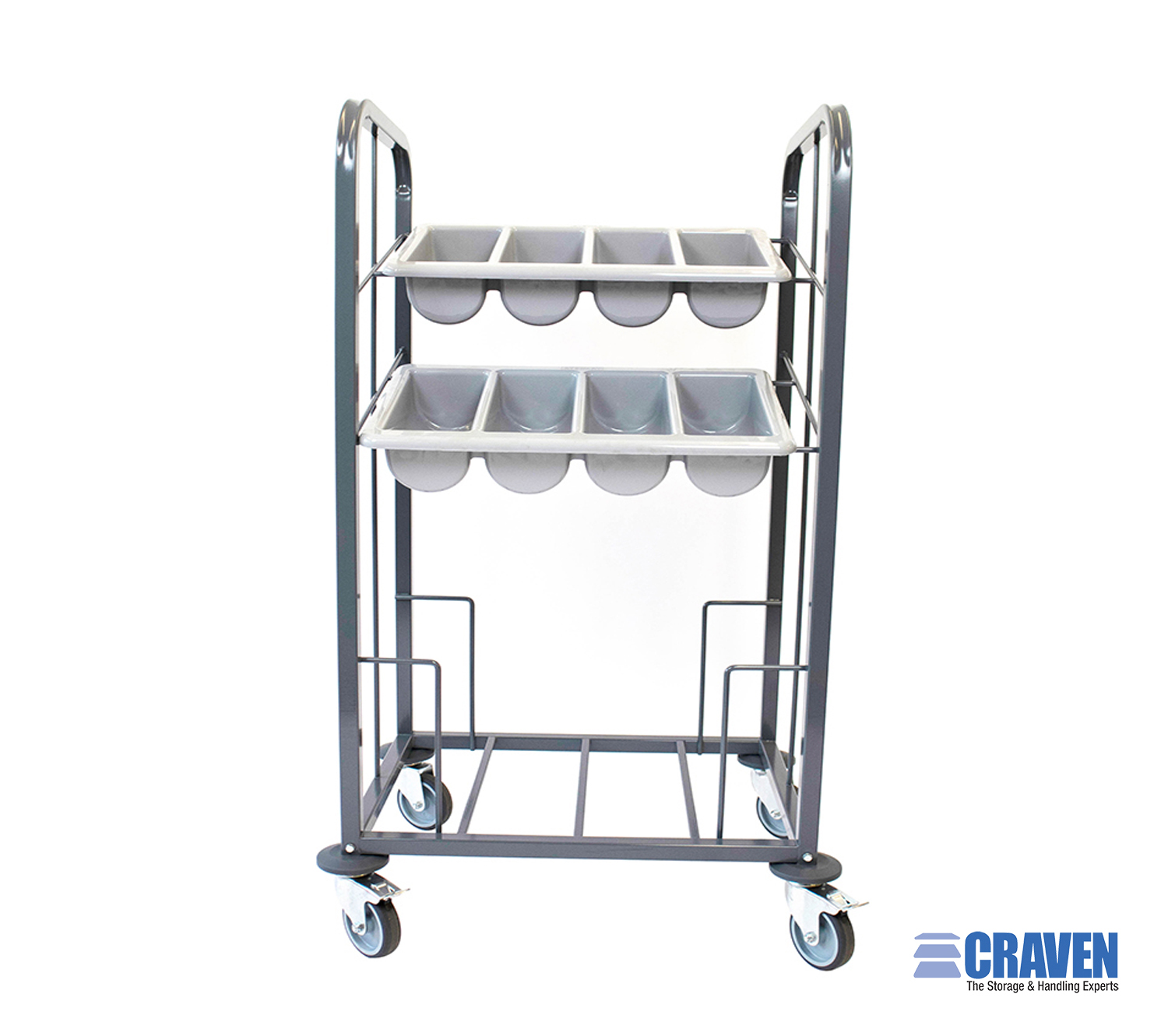 Craven TCDT carrello portavassoi 100 vassoi inox