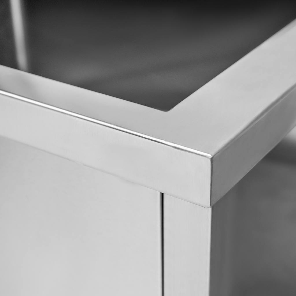 Mega-M Vasca Lavello Acciaio Inox 60x60x50 cm 1 Vasca