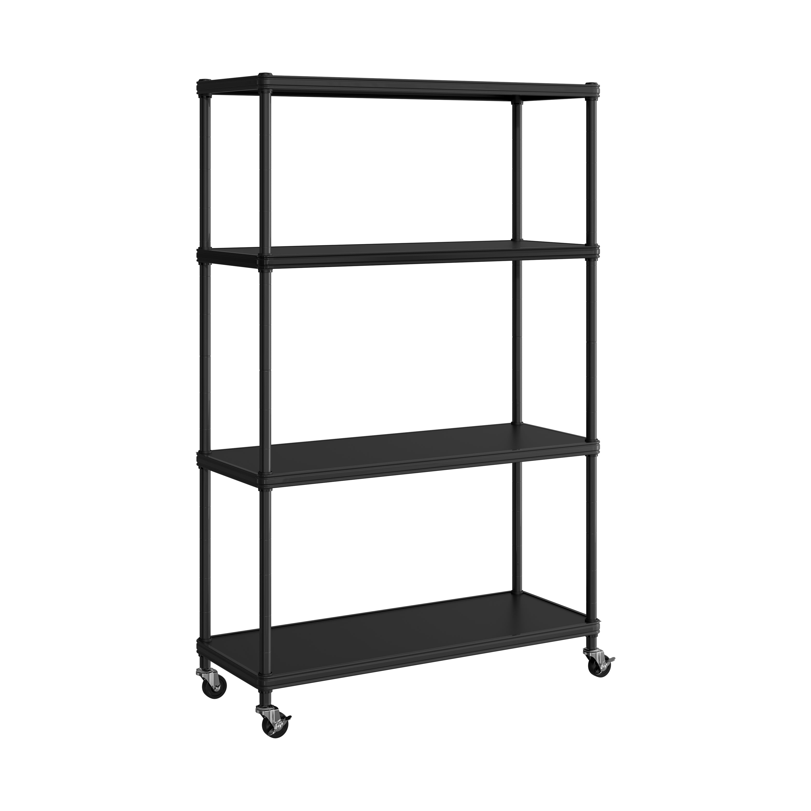 Seville Classics HOME SHE15395B Scaffale 4 Ripiani Platino