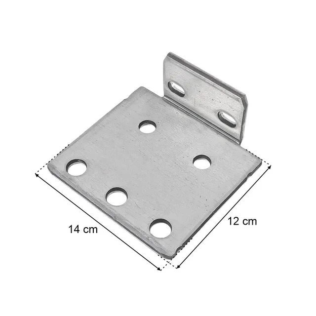 Stow PNAG0046 piede scaffale zincato 14x12 cm