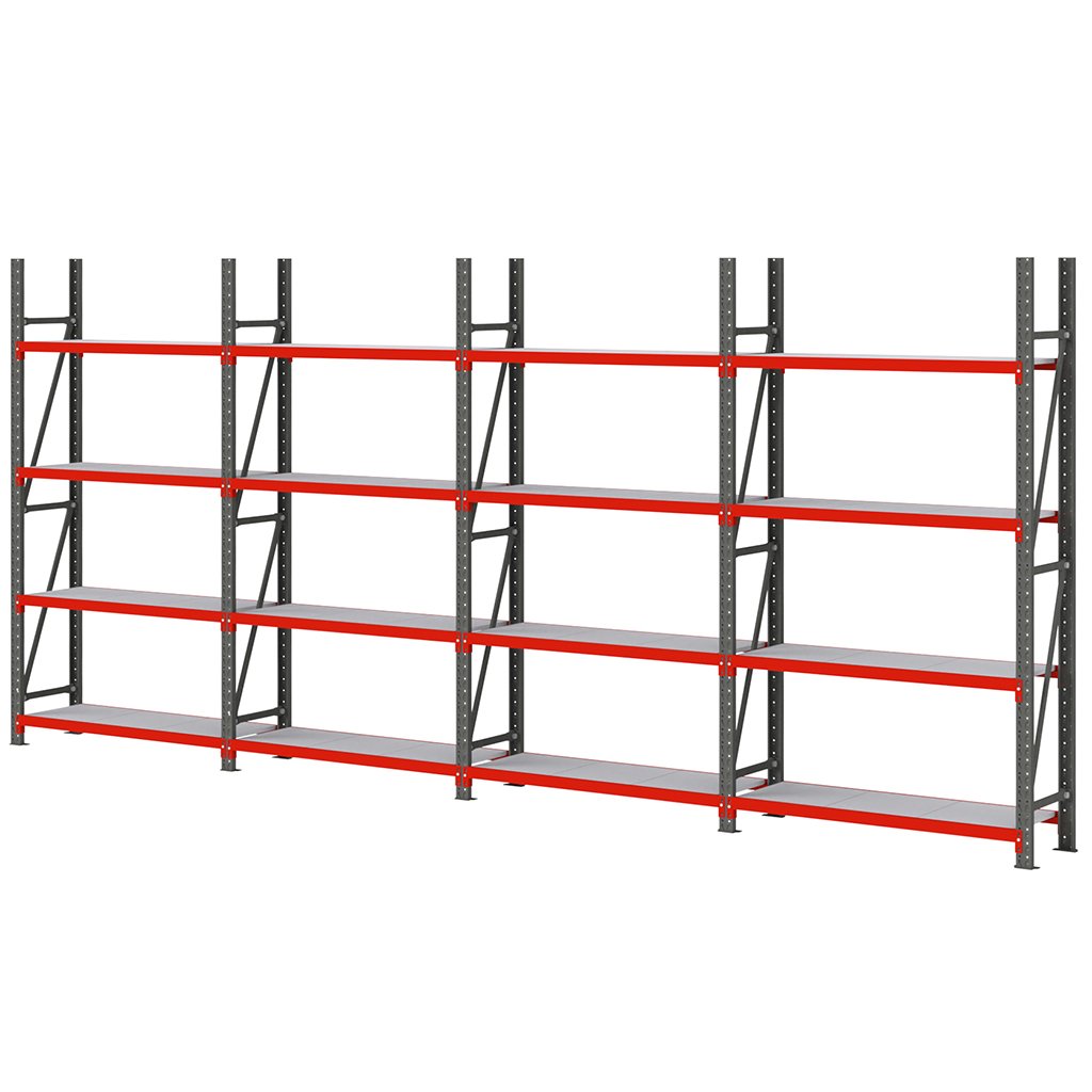 Mega-M Fortis scaffale magazzino 16 ripiani H200 L642