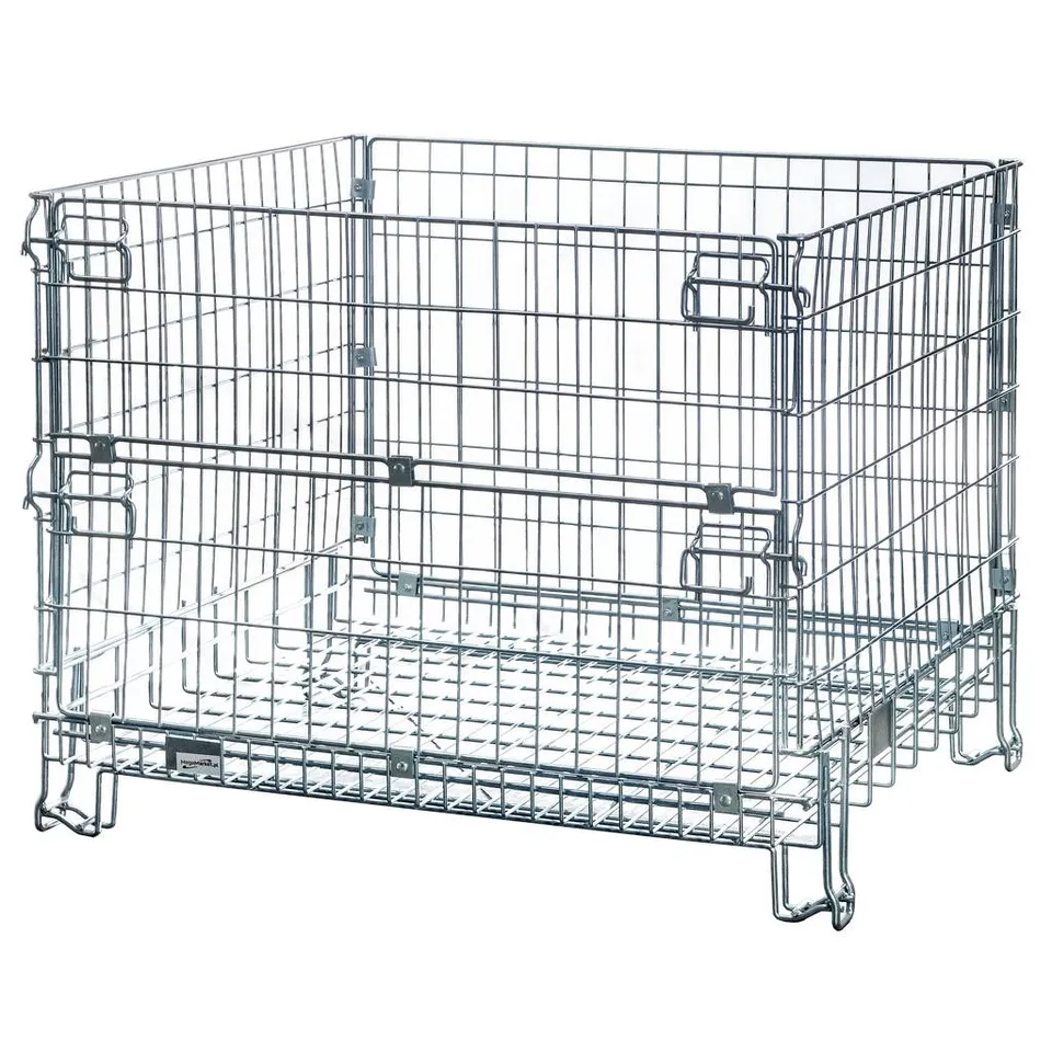 Mega-M contenitore rete gitterbox pieghevole 125x105x98 cm 500kg