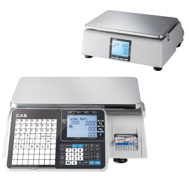 Cas CL3000 15B bilancia etichettatrice WiFi omologata