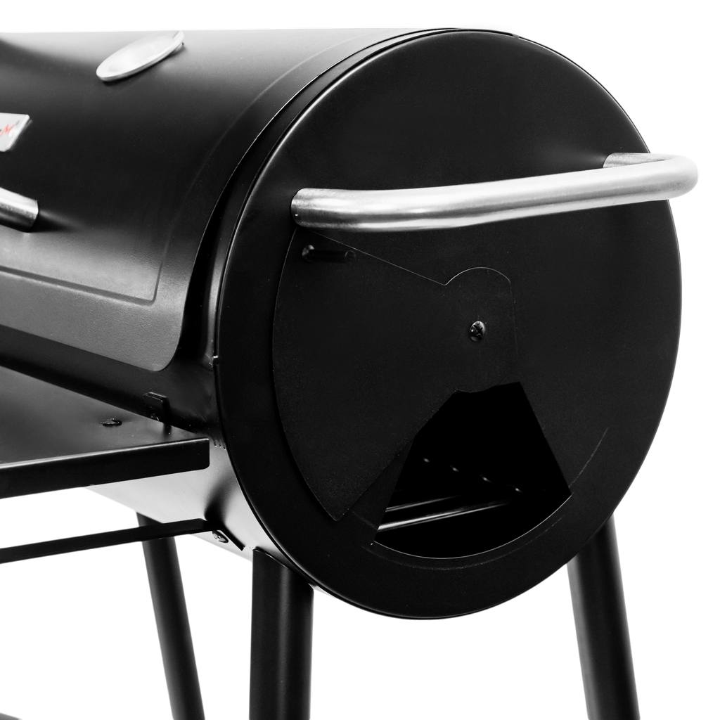 Mega-M barbecue a carbone a botte con camino 53x29 cm
