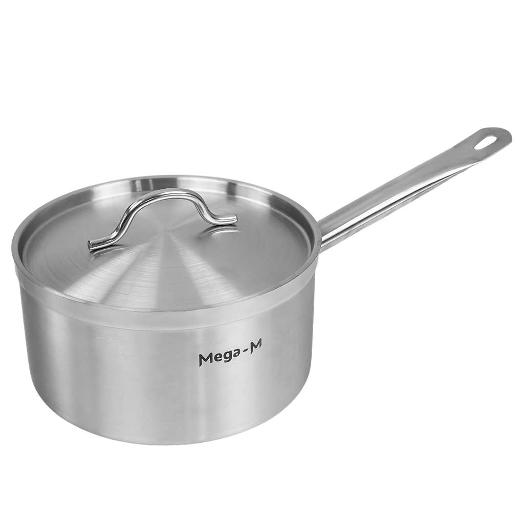 Mega-M PRO Casseruola Acciaio Inox 5 L 22x12 cm Coperchio