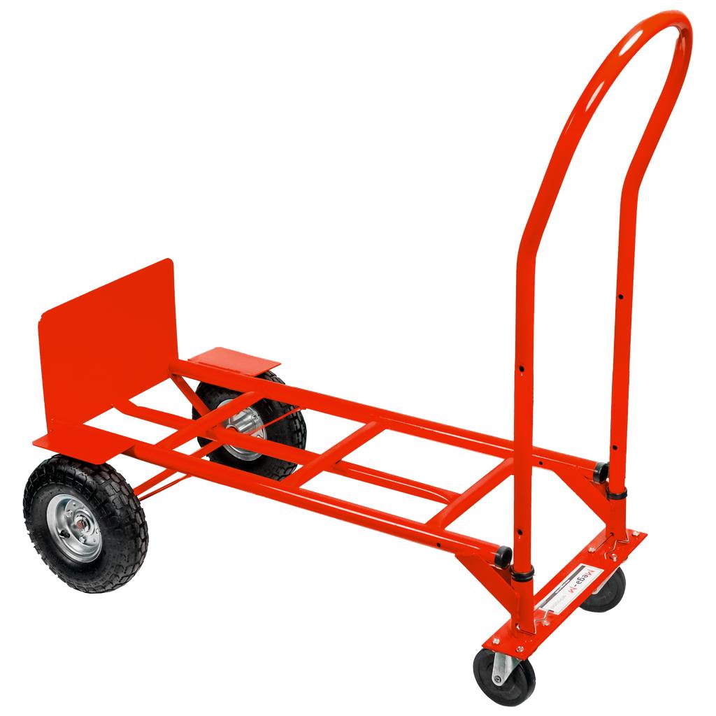 Mega-M carrello trasporto 2in1 verticale-orizzontale 250 kg rosso