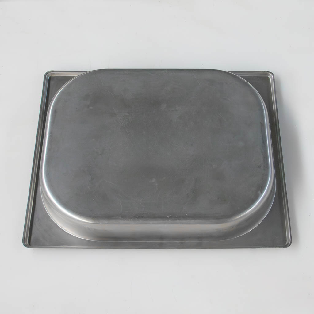 Contenitore GN 1/2 inox 32,5x26,5x4 cm