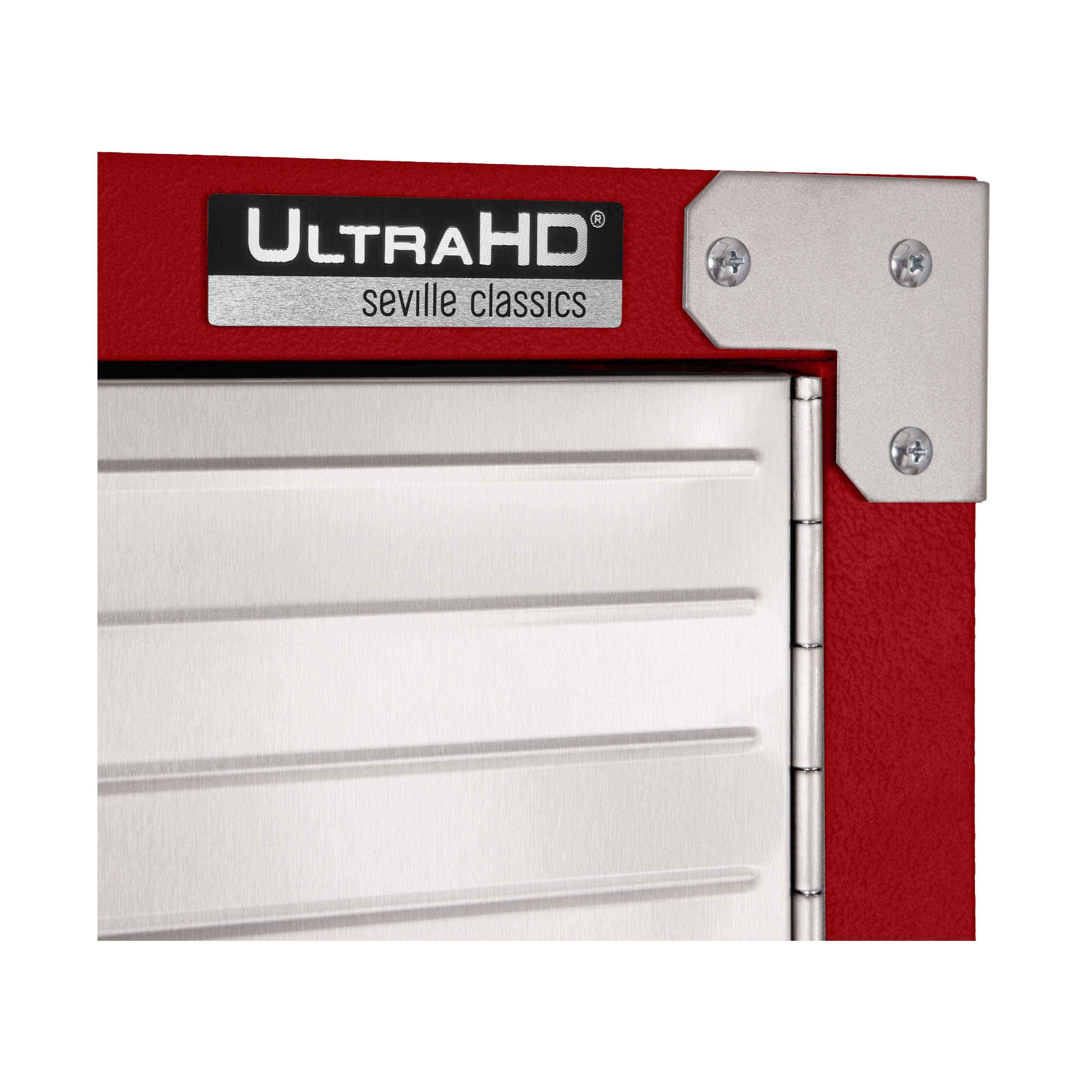 Seville Classics UltraHD pensile impilabile rosso 91x46