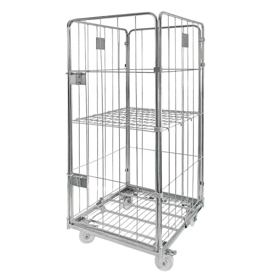 Mega-M Universal roll container zincato 1 ripiano 500 kg