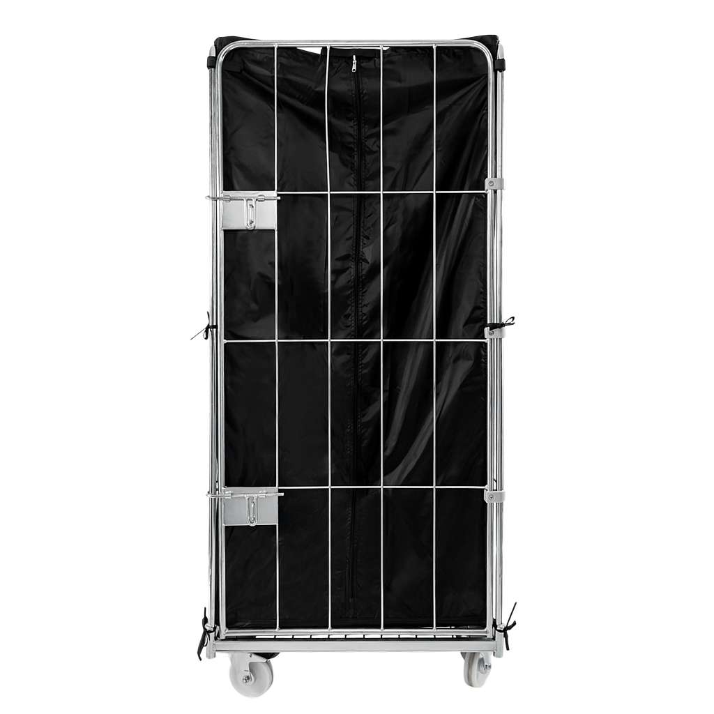 Mega-M Universal roll container a rete zincato con telo 500 kg