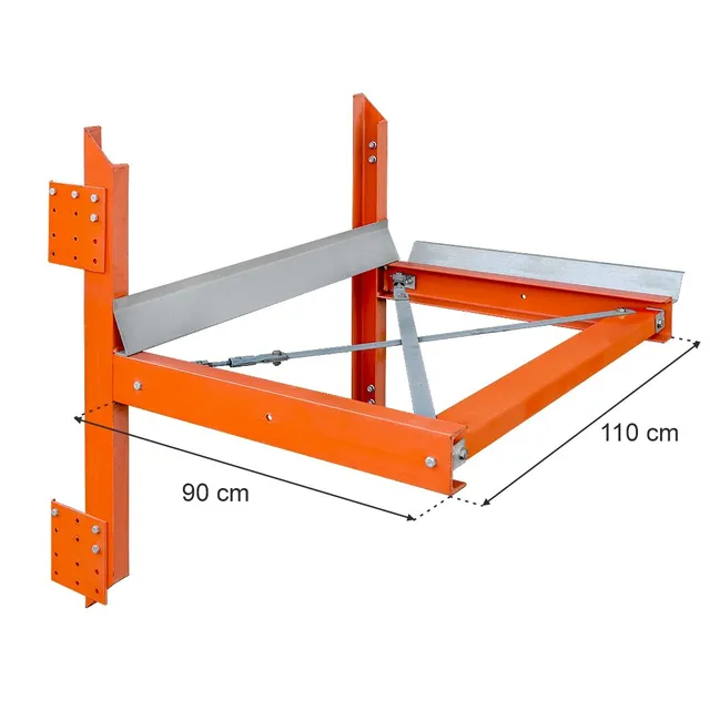 Mecalux balcone portapallet stazione deposito L-110x90 cm W-12 cm