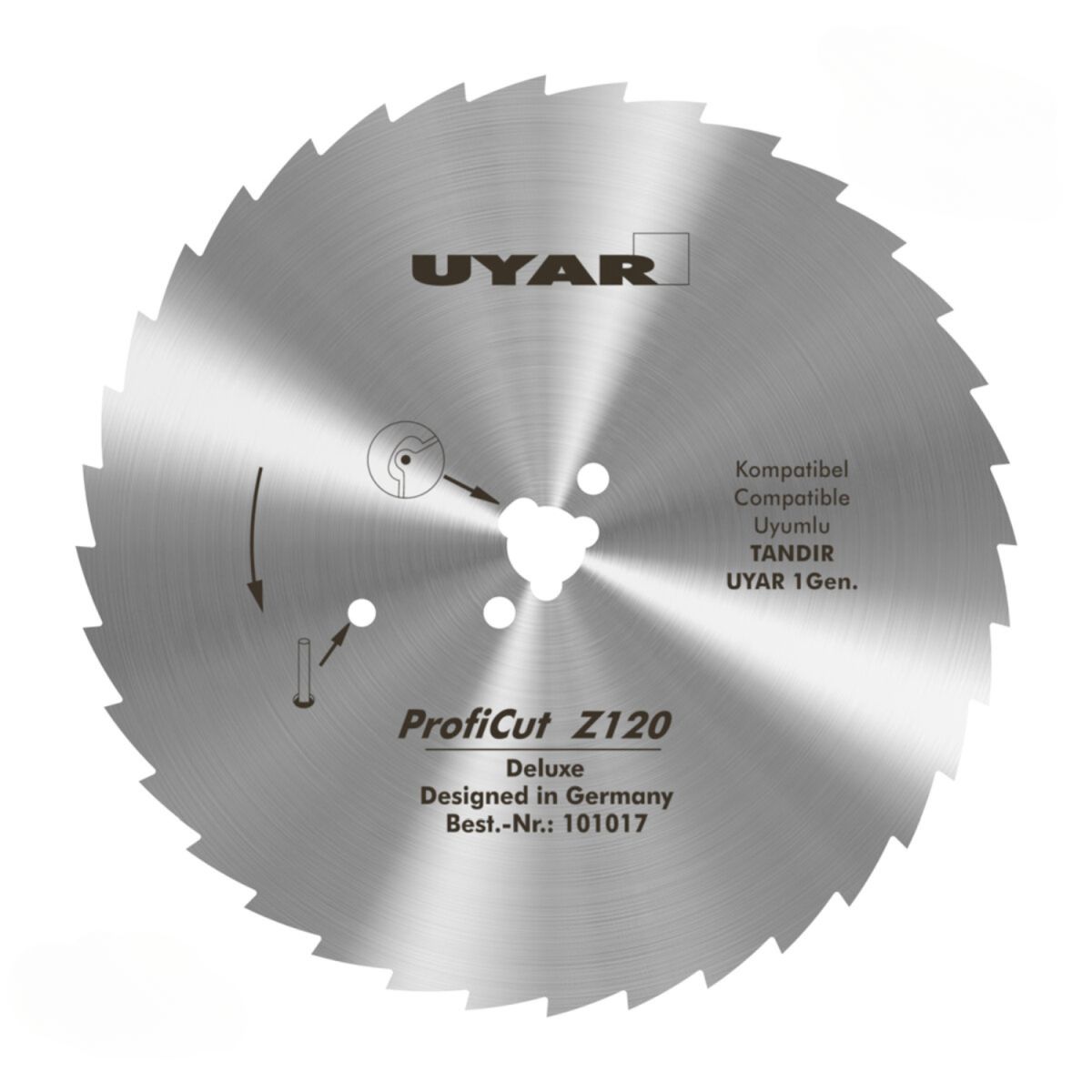 UYAR ProfiCut Z120 Deluxe lama kebab dentata 120 mm