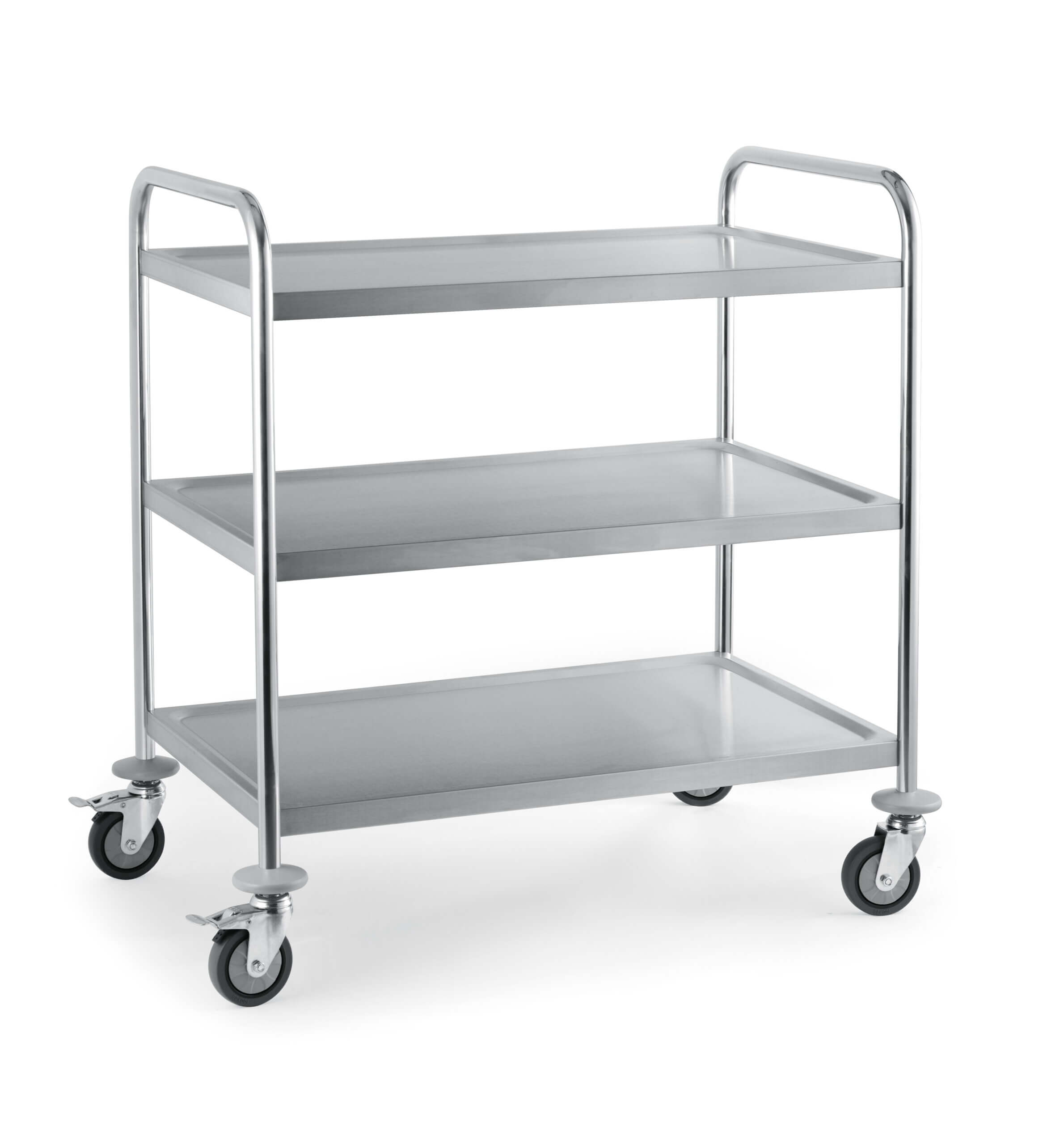 Craven Evolve carrello di servizio 3 ripiani inox con sponde