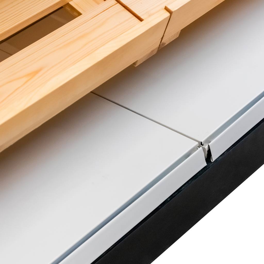 Mega-M H-244 scaffale pane rovere oro 247,5x62 cm con banner