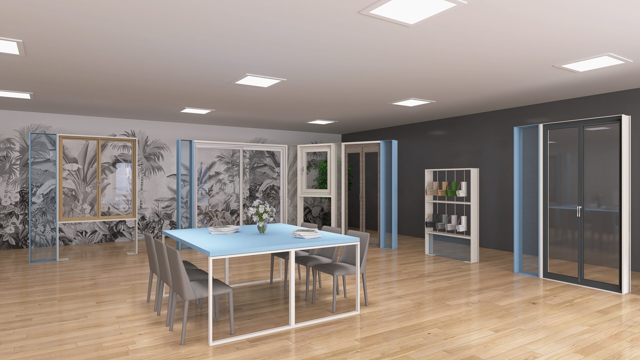 Design89 arredo negozi porte e finestre