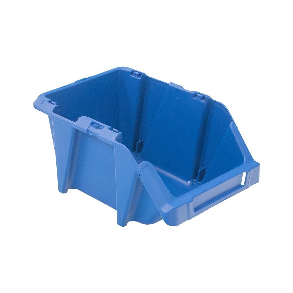 Mega-M vaschetta magazzino plastica 25x15,5x12 cm blu S