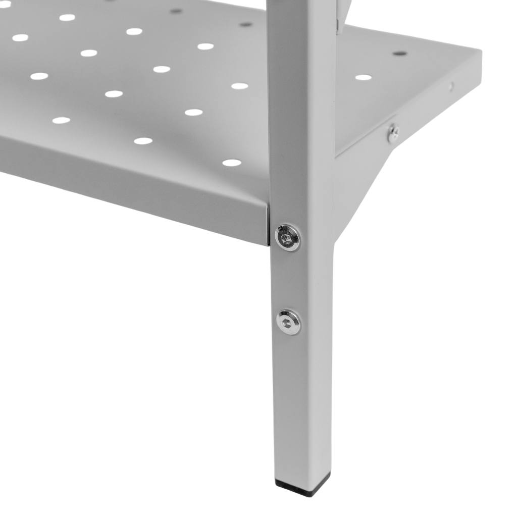 Mega-M panca spogliatoio WPC 80x80x43 cm portascarpe