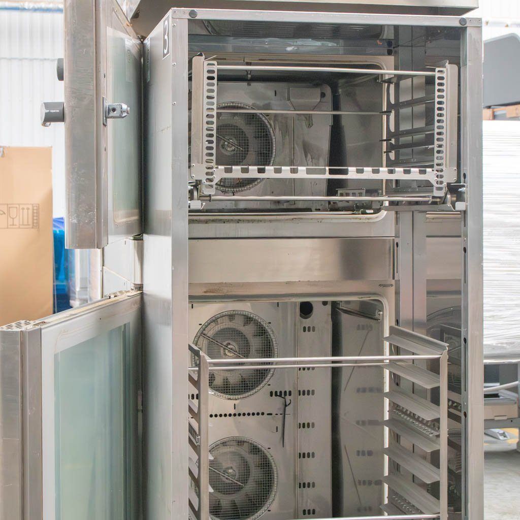 Wiesheu B4-E2/B8-E2 Forno Convezione Vapore con Carrello