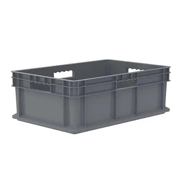 Akro-Mils 37688 Contenitore Impilabile Grigio Pareti Dritte