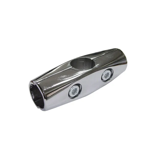 Agosistem Morsetto Doppio Tubo 25 mm Cromato 4 Vie